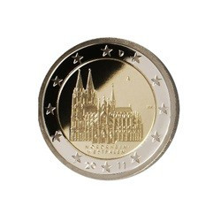 2 Euro herdenkingsmunt Duitsland 2011 "Keulen deelstaat D" (UNC)