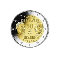 2 Euro herdenkingsmunt Duitsland 2013 "Elysée verdrag deelstaat A" (UNC)