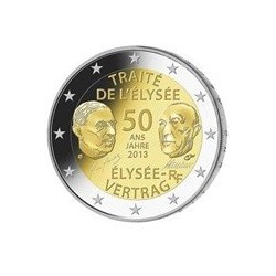 2 Euro herdenkingsmunt Frankrijk 2013 "Elysée verdrag" (UNC)