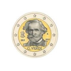 2 Euro herdenkingsmunt Italië 2013 "200e verjaardag Guiseppe Verdi" (UNC)