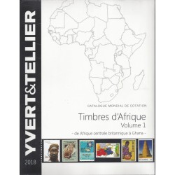 Yvert & Tellier catalogue des timbres d'outremer Afrique volume 1...