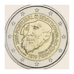 2 Euro herdenkingsmunt Portugal 2019 "Magellaan" (UNC)