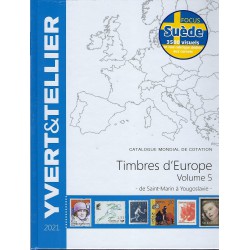 Yvert & Tellier catalogue des timbres d'Europa volume 5 (Saint Marin -...