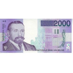 Billet de banque Belgique 2000 franc Victor Horta