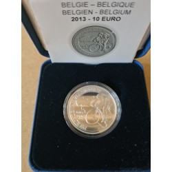 10 Euro herdenkingsmunt België 2013 "De Ronde van Vlaanderen" in zilver...