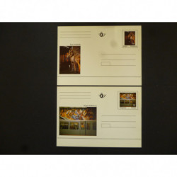 Cartes Postales Belges BK46-47