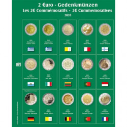 SAFE feuille pré-imprimée pour pièces 2 € N°26 (2020)