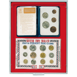 LINDNER box monnaies avec 1 alvéoles carrés de 210x270 mm.