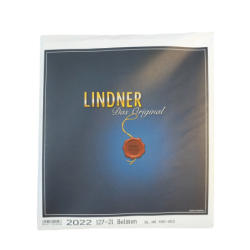 LINDNER supplement postzegelbladen België 2022