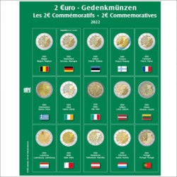 SAFE feuille pré-imprimée pour pièces 2 € N°30 (2022)