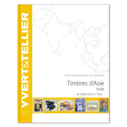 Yvert & Tellier catalogue des timbres d'outremer Azie-Inde...