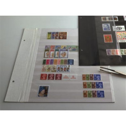 DAVO wit insteekblad voor postzegels (W10) per stuk