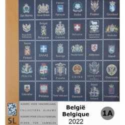 DAVO supplement standard-luxe Belgique 2022 1A (timbres et blocs)