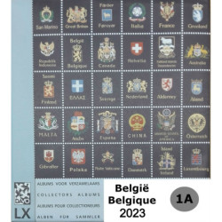 DAVO luxe supplement Belgie 2023 1A (zegels en blokken)