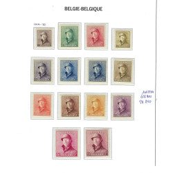 Postzegel België OBP 165-78
