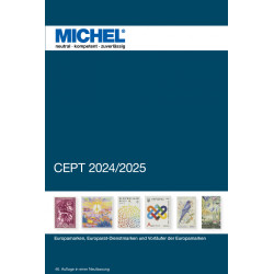 Michel catalogue timbres Europe CEPT 2024/2025